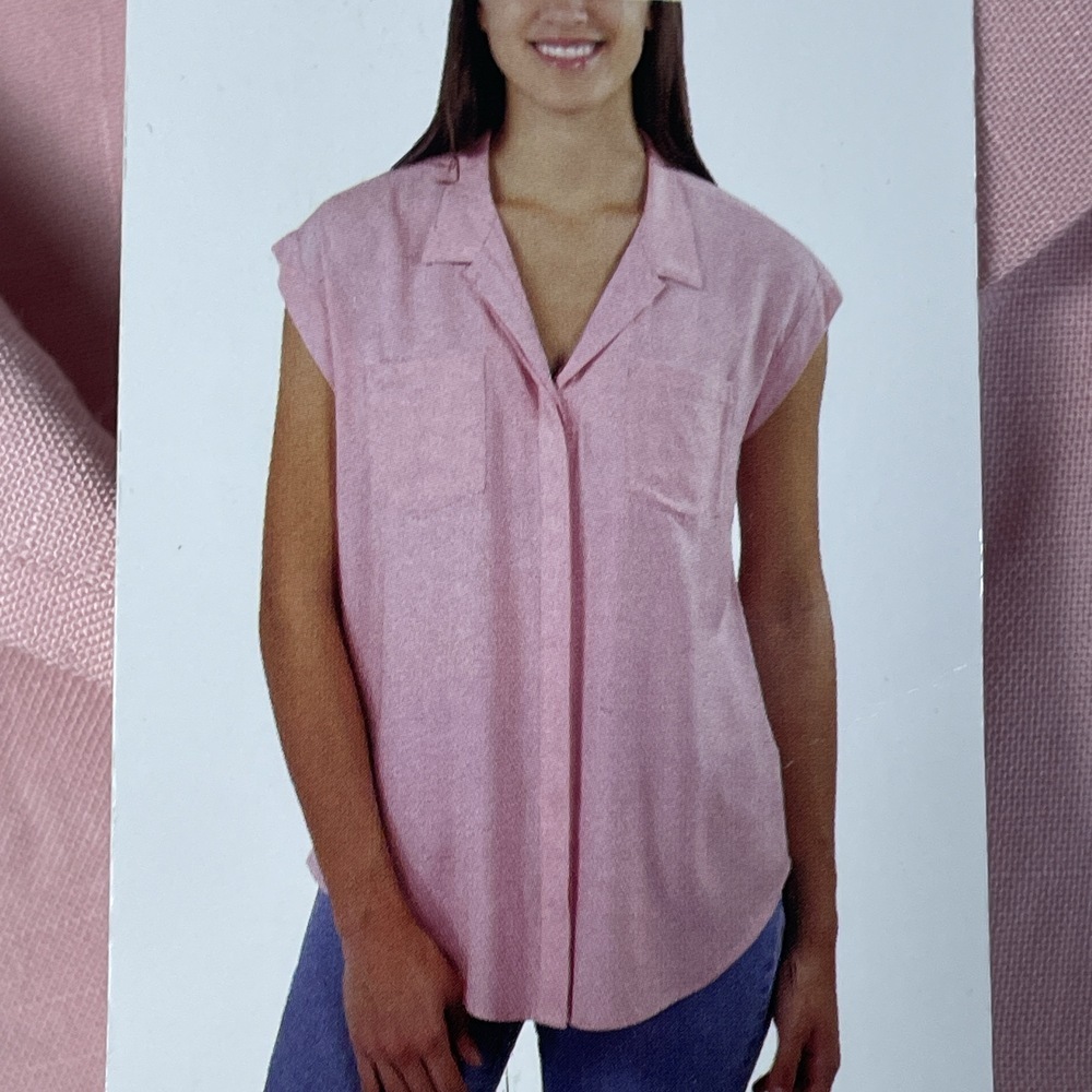 Jachs Women's S Blouse Pink Rayon e1015